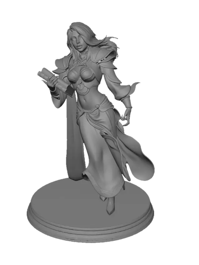 3D model for Emberbound Archivist