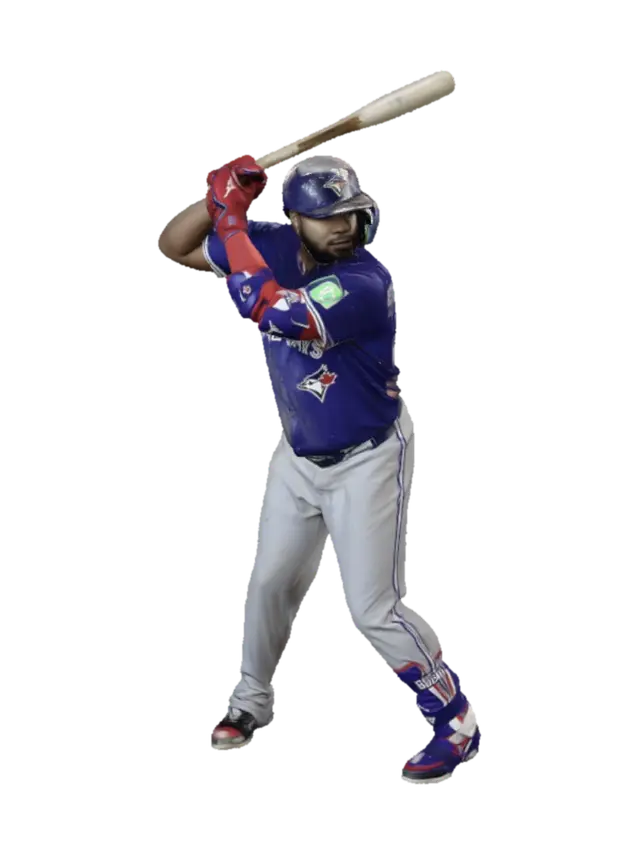 Blue Jays Batter at the Plate - Baseball 3D model, vytvořený pomocí AI