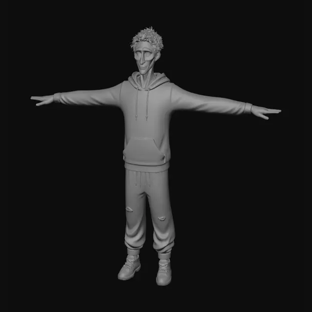 3D model for Mud-Stained Wanderer