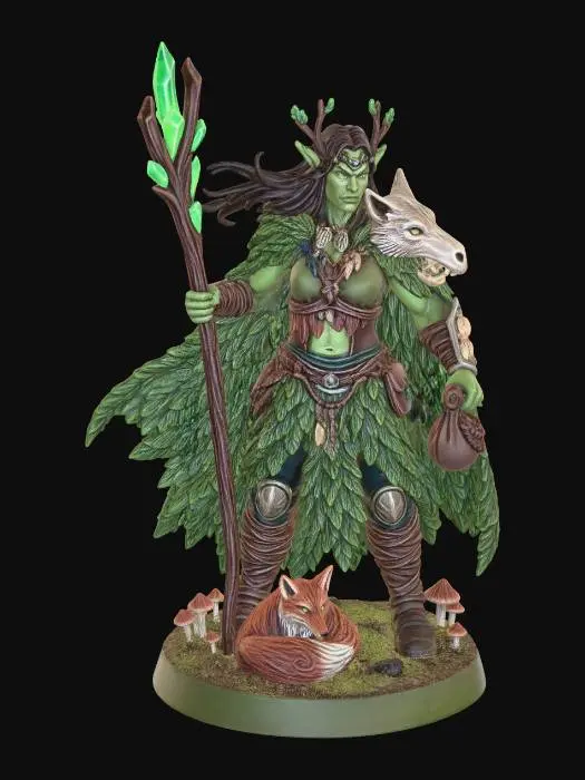 3D model for Grovewarden of the Emerald Court