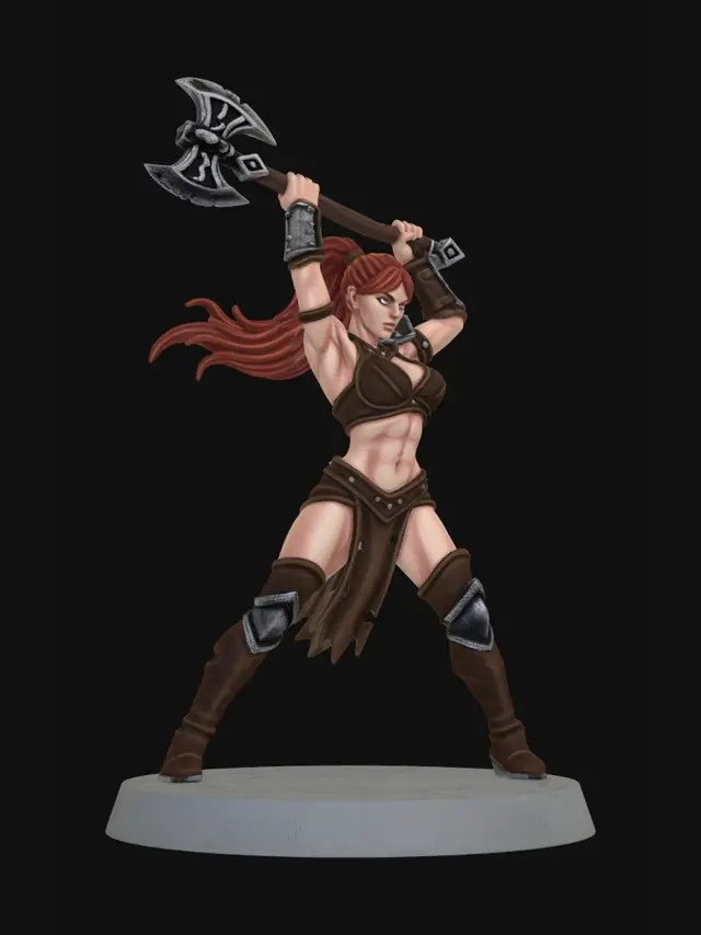 3D model for Crimson Axe Warrior