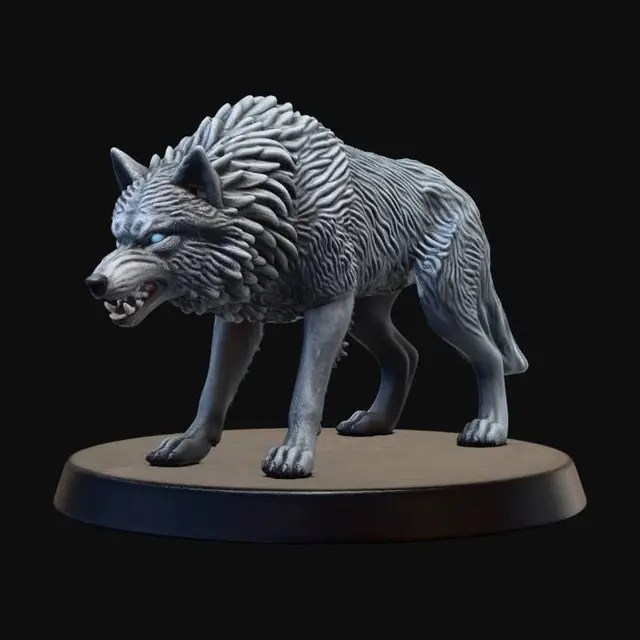 3D model for Icebound Wolf