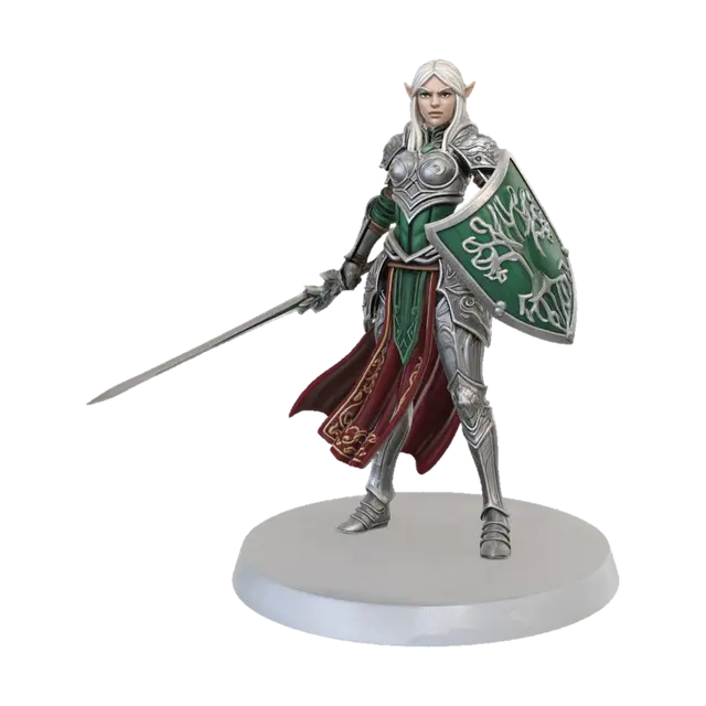 Verdant Sentinel - Idol 3D model, vytvořený pomocí AI