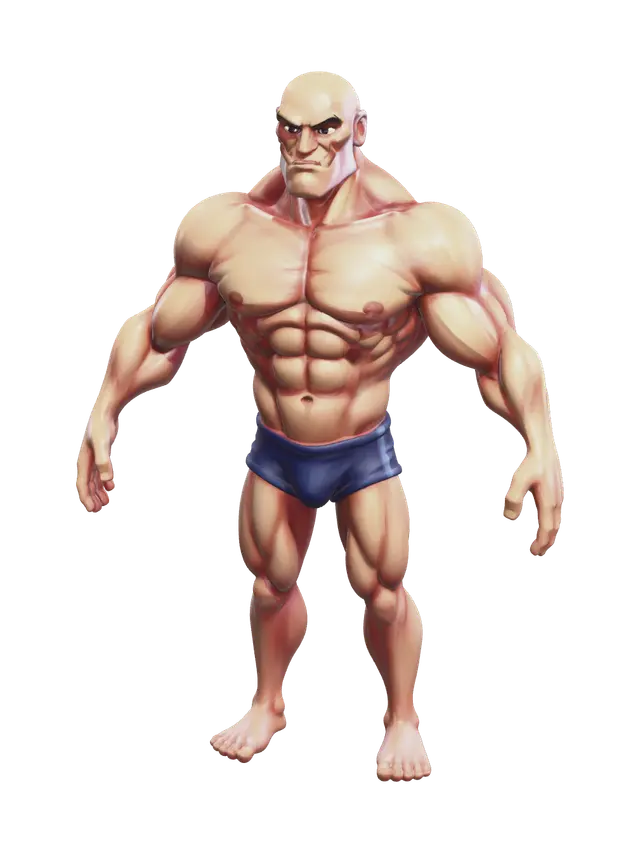 Modello 3D Characterbase, generato dall’IA
