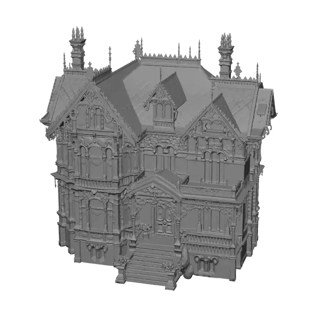3D model for Stylized Historicalbuilding