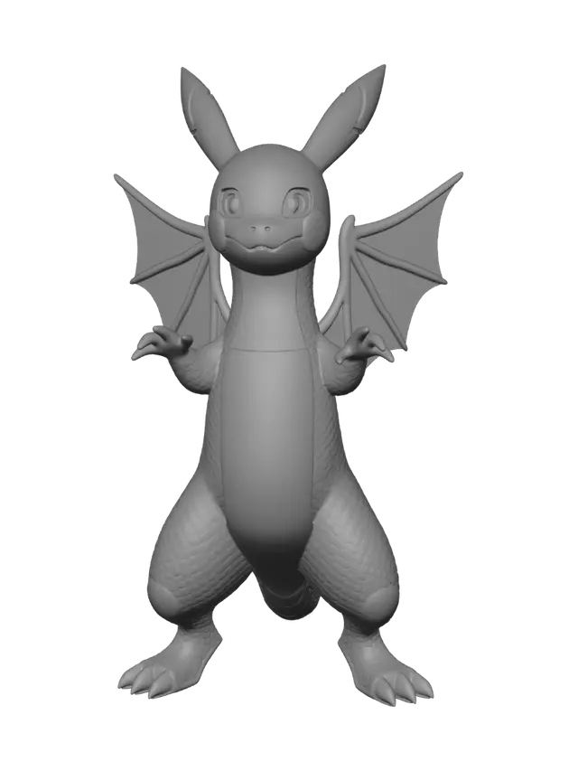 3D model for fusion pikachu drakofeu