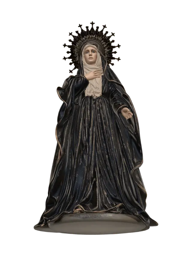 3D model for Black Madonna with a Star Halo