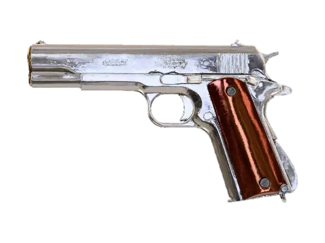 Colt-M1911A1 - Firearm 3D model, vytvořený pomocí AI