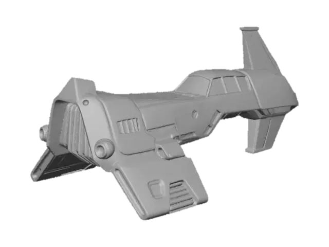 3D model for Futuristic Aircraft
