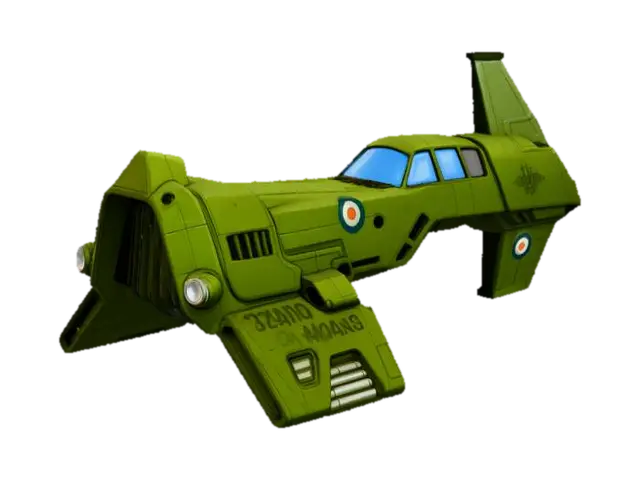 3D model for Futuristic Aircraft