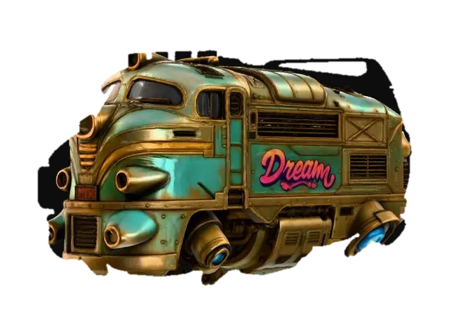 DM-T4N - Droid 3D model, vytvořený pomocí AI