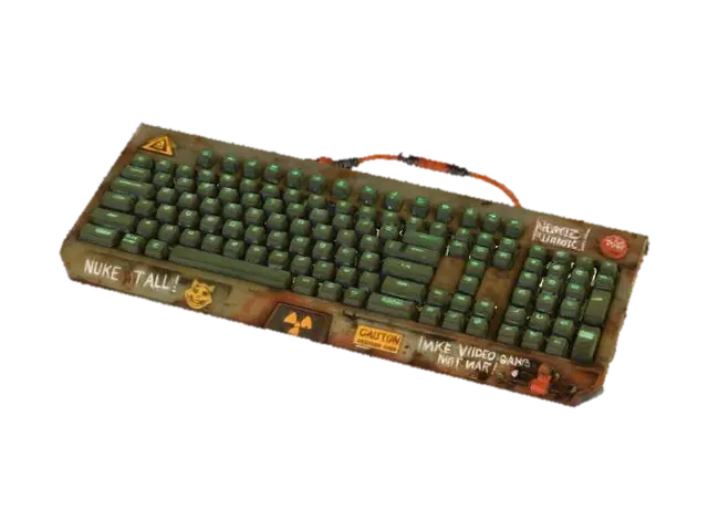 Post-Gamer Keyboard - Device 3D model, vytvořený pomocí AI