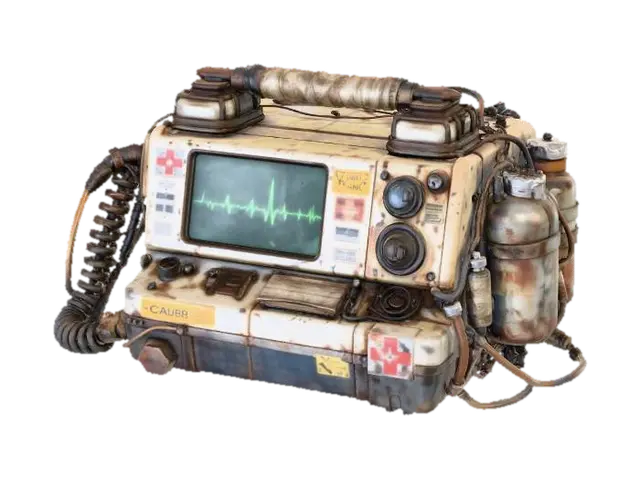 Post-Medical Device 3D model, vytvořený pomocí AI
