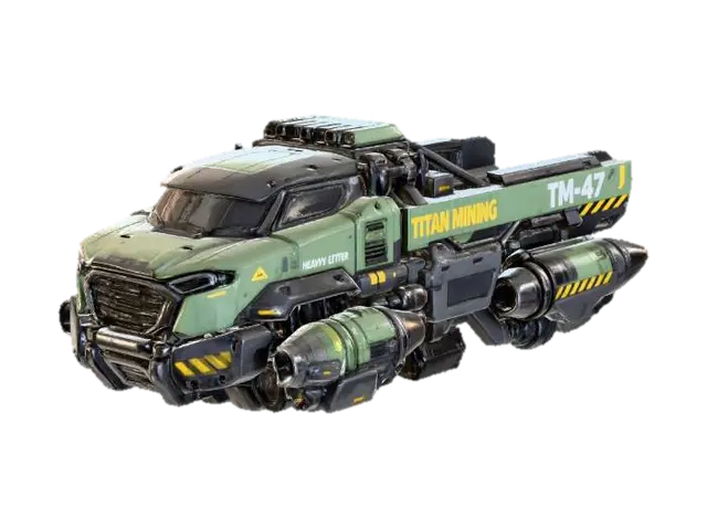 TM-47 - Firearm 3D model, vytvořený pomocí AI