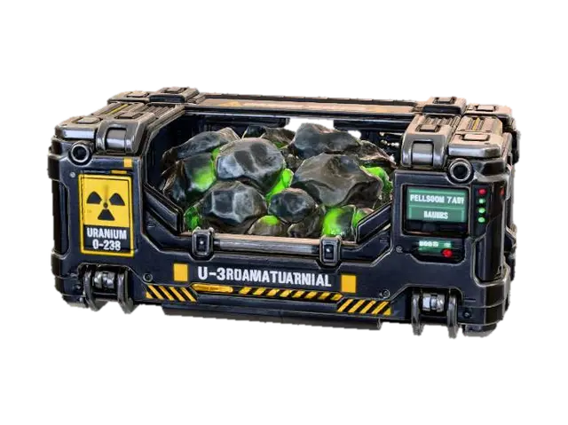 Uranium Ore - Hazard 3D model, vytvořený pomocí AI