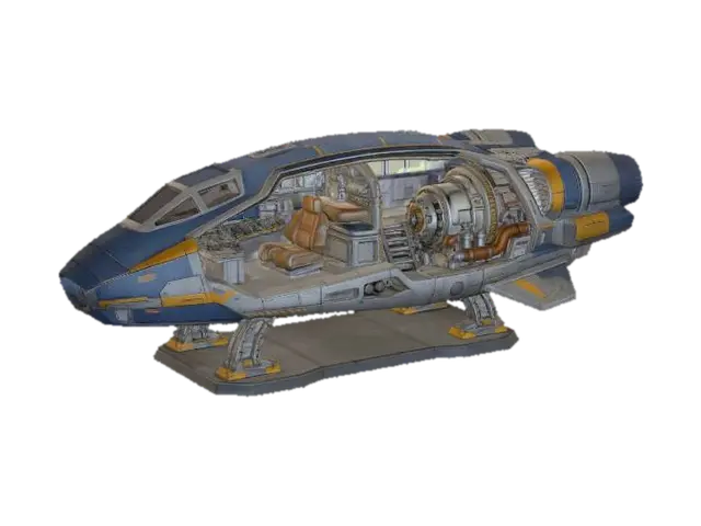 RW7-Slick - Small 3D model, vytvořený pomocí AI
