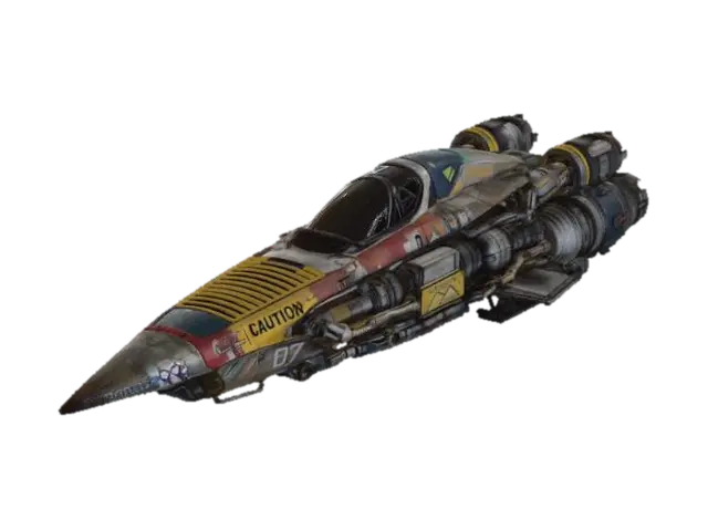 ICS-Sparrow - Small 3D model, vytvořený pomocí AI