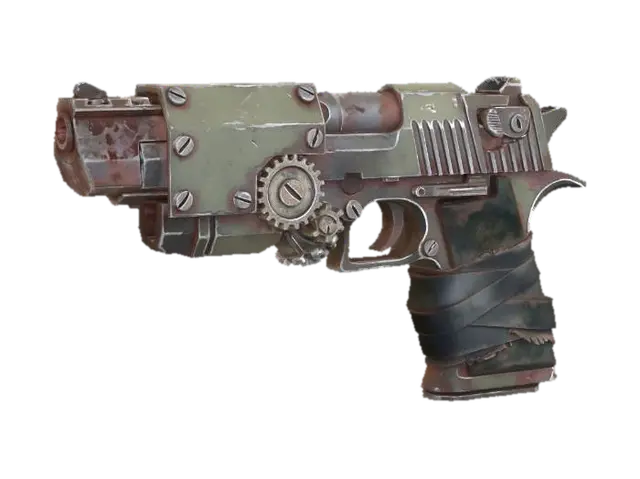 Steampunk Pistol - Gunmetal 3D model, vytvořený pomocí AI