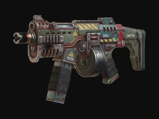 3D model for Scrapfire Assault Blaster