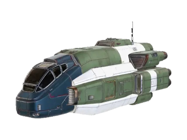 Celestial Freighter - Naval 3D model, vytvořený pomocí AI
