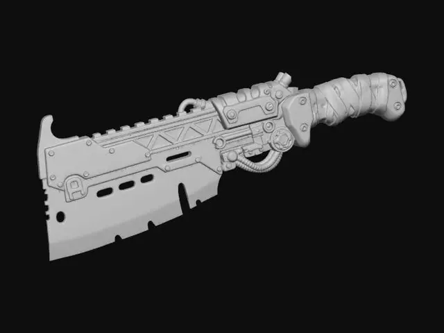 3D model for Wasteland Chainsword
