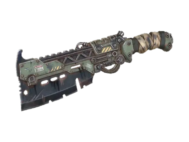 Wasteland Chainsword - Custom 3D model, vytvořený pomocí AI