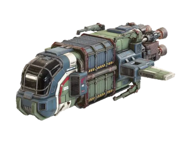 Ironbound Voyager - Ship 3D model, vytvořený pomocí AI