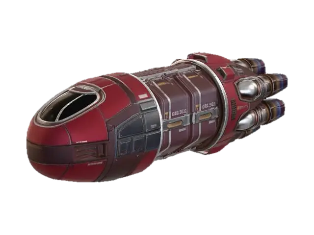 Crimson Hauler X - Mockup 3D model, AI generated