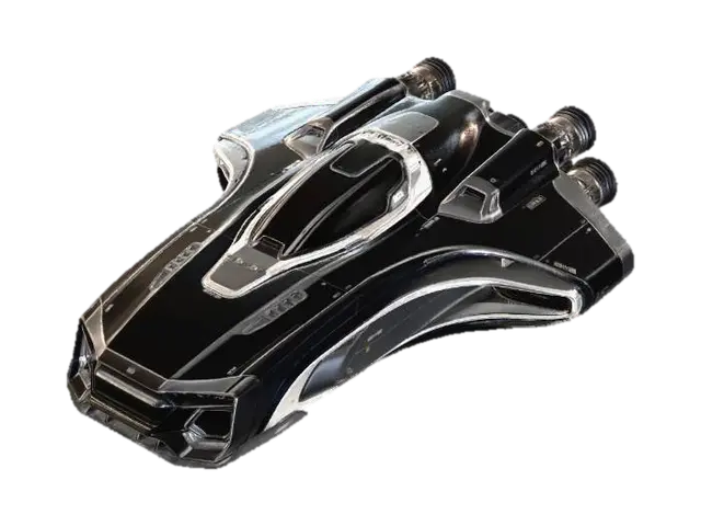 Nebula Voyager 3D model, vytvořený pomocí AI