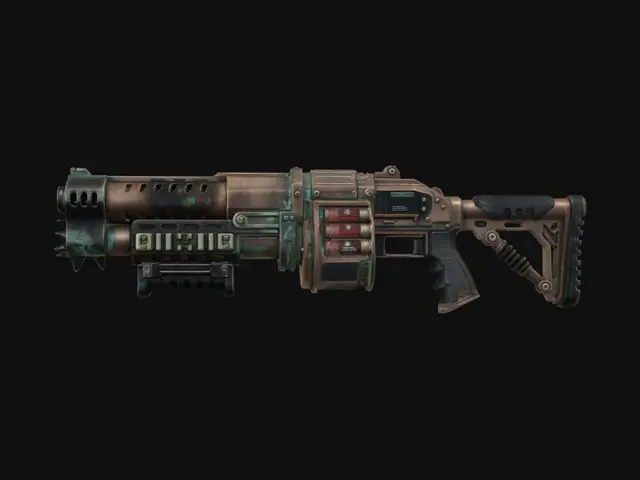 3D model for Brass Storm Gatling Cannon