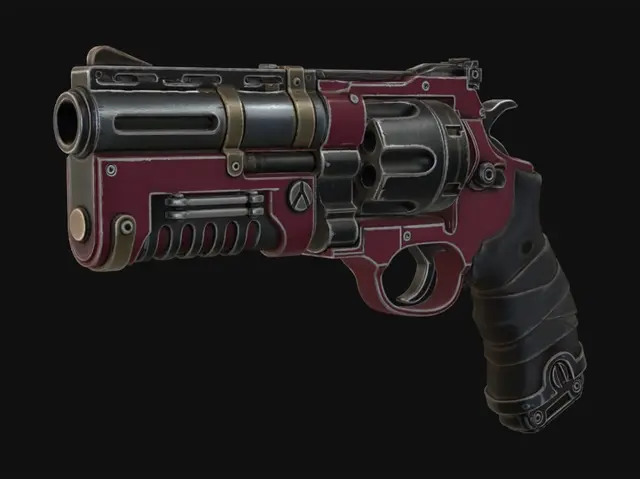 3D model for Crimson Steam Revolver