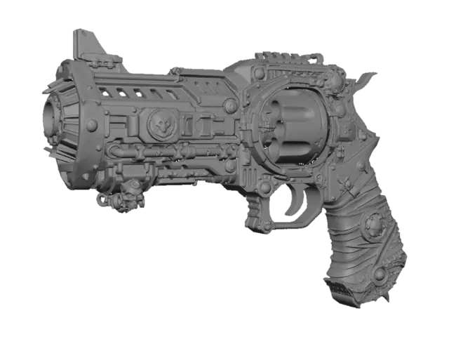 3D model for Crimson Cog Revolver