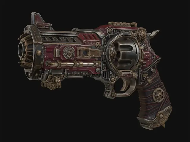3D model for Crimson Cog Revolver