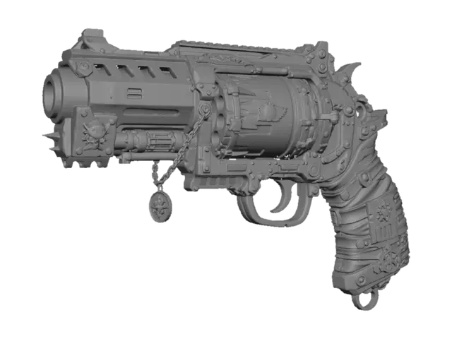 3D model for Skullbound Steam Revolver