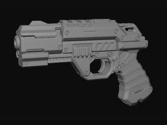 3D model for Iron Warden Pistol