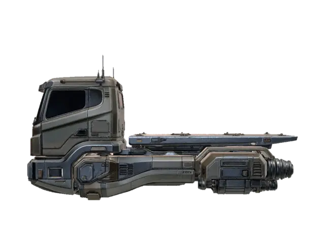 Modèle 3D Nebula Hauler - Truck, généré par IA