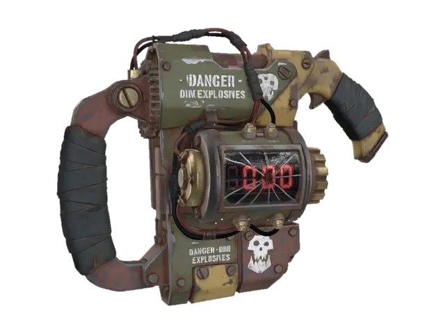 Rusty Detonator - Hazard 3D model, vytvořený pomocí AI