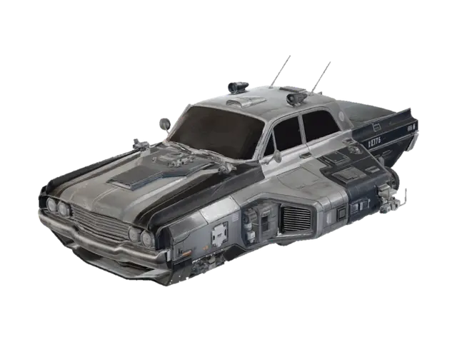 Nebula Enforcer 3D model, vytvořený pomocí AI