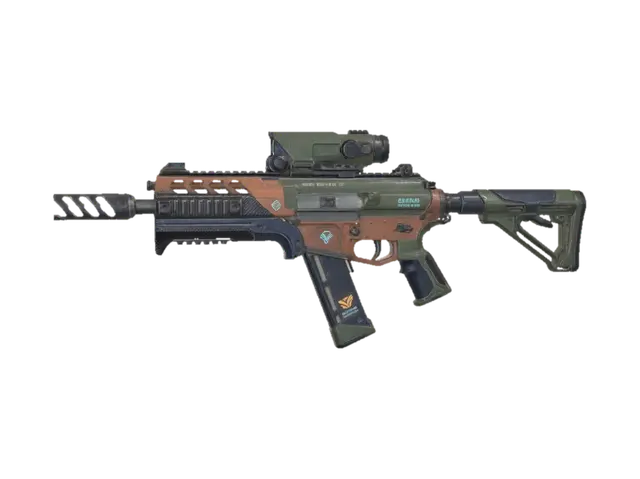 Gen-4 Prototype Assault Rifle 3D model, vytvořený pomocí AI