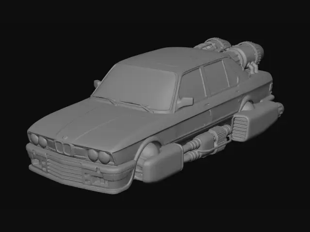 3D model for Jet-Boosted Roadster