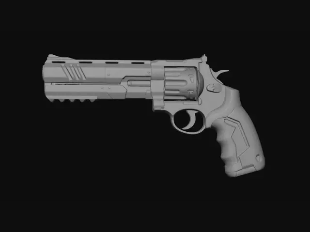3D model for Neon Pulse Blaster
