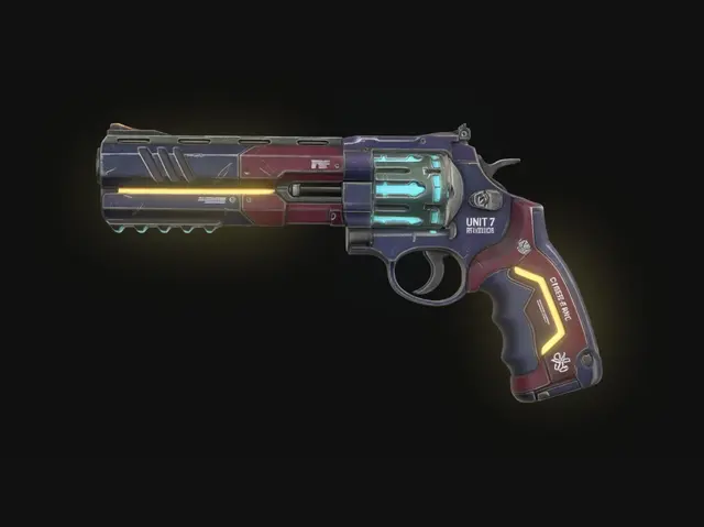 3D model for Neon Pulse Blaster