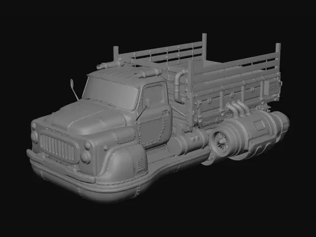 3D model for Blue Steam Hauler