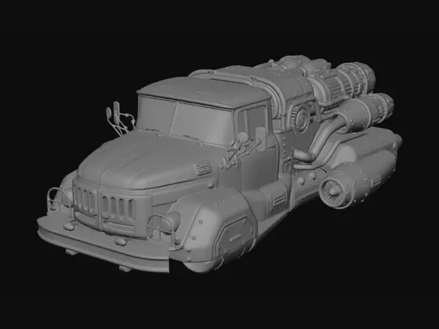 3D model for Steampunk Hauler
