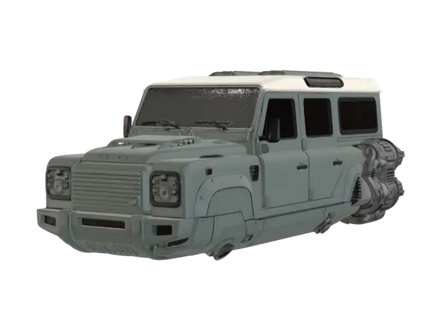 Armored Expedition Vehicle का AI द्वारा बनाया गया 3D मॉडल