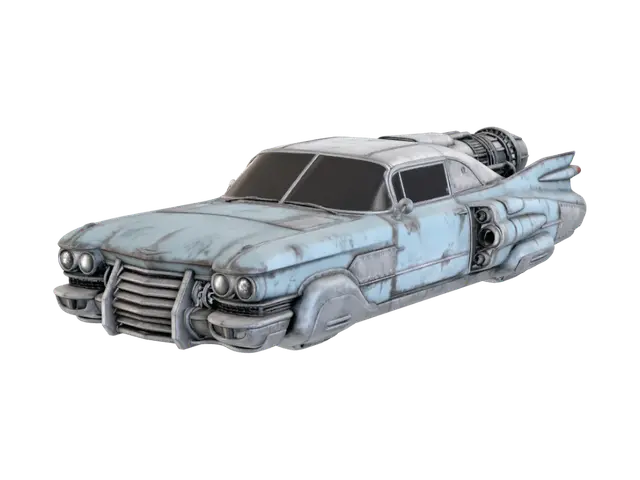 Rustwing Cruiser 3D model, vytvořený pomocí AI