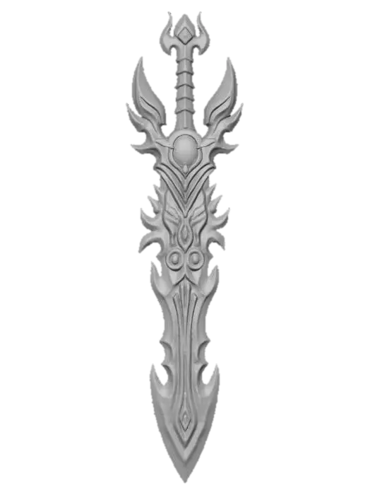 3D model for Voidfire Blade