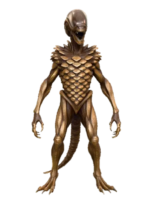 Pinomorph, #villain# - Antagonist 3D model, vytvořený pomocí AI