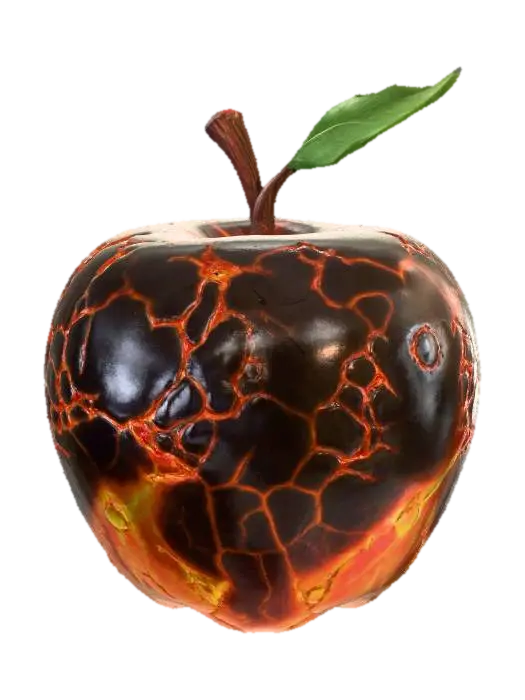 3D model for Molten Core Apple