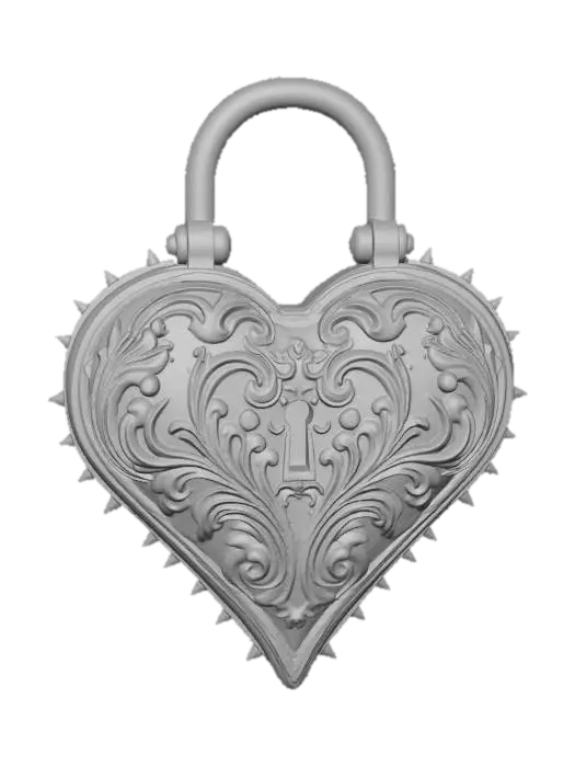 3D model for Locked Heart